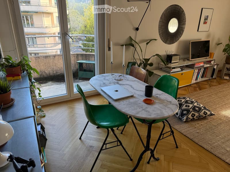 Sous location - Bel appartement sous gare à 5 min du lac (2)