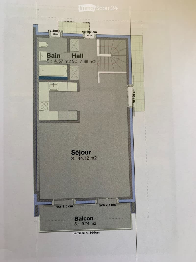 Duplex 3.5 pièces à Posieux avec Balcon (4)