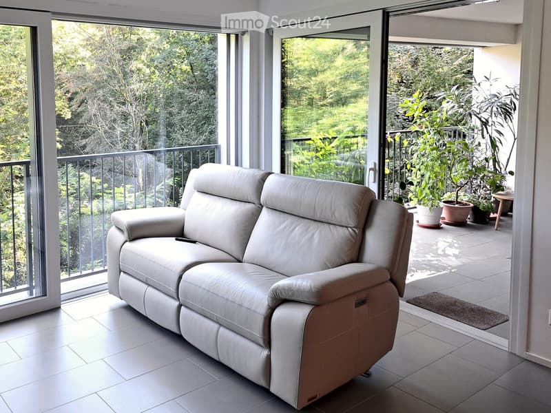 2.5 locali, terrazza coperta nel verde e box Pedrinate (3)