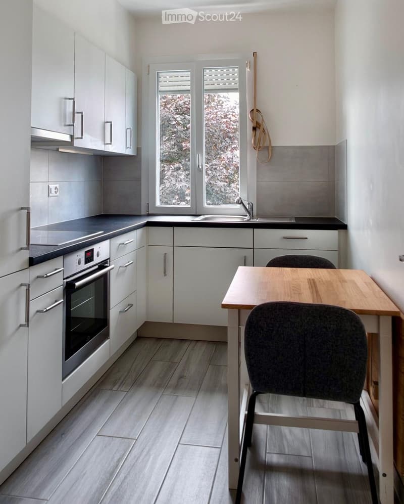 1,5 pièce meublé avec balcon terrasse/jardin - 1004 Lausanne (2)