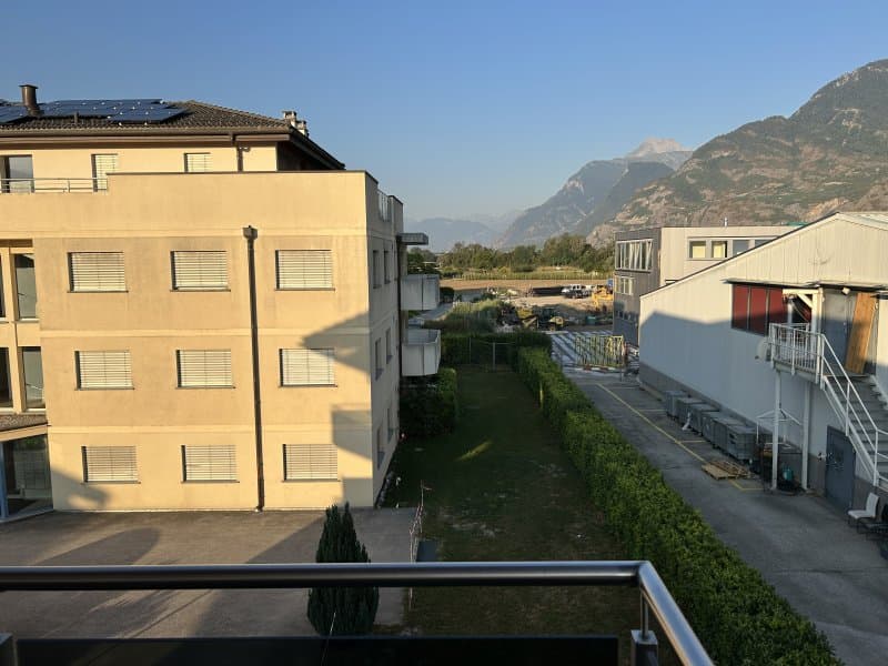 vue depuis le balcon
