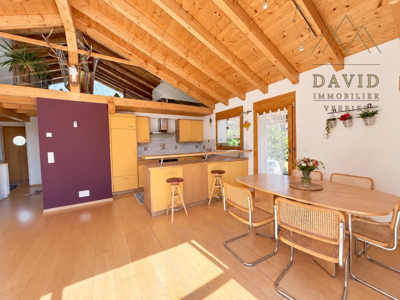 Vollèges: Villa individuelle, 169 m² , jardin et vue dégagée (12)