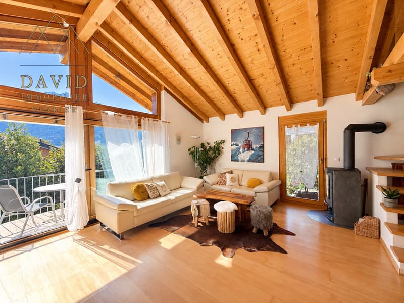 Vollèges: Villa individuelle, 169 m² , jardin et vue dégagée (10)