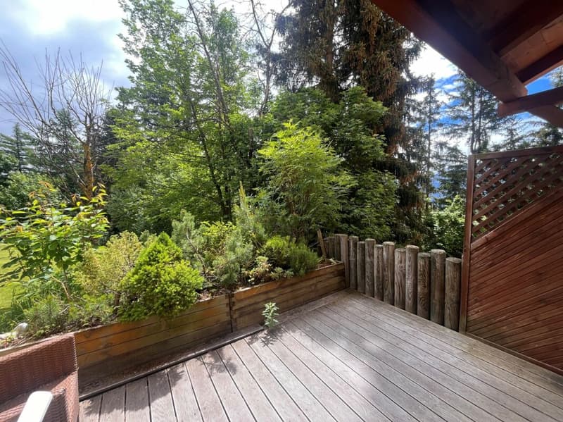 Studio rénové proche du centre de Montana avec terrasse (8)