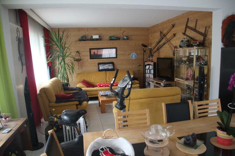 Spacious 3.5-room apartment of 98 m2 + 2 balconies totaling 24 m2 crossing and located on the south side of the building (7)