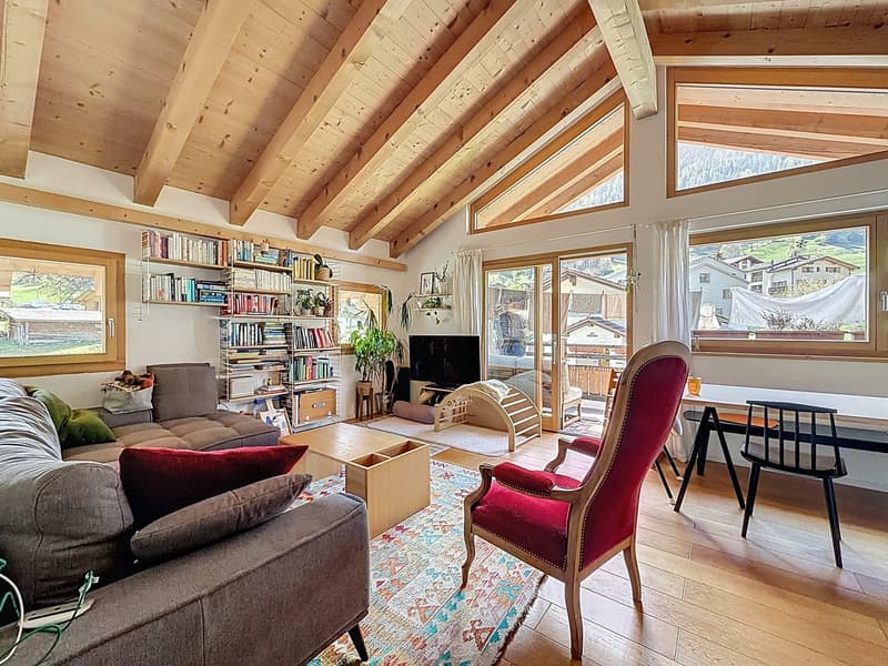Appartement 3 pièces 65m² au Châble avec balcon (1)