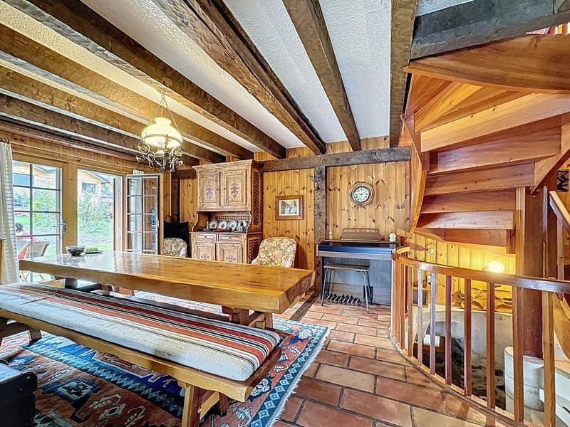 Chalet individuel 3 chambres à Bruson avec garage et carnotzet (6)