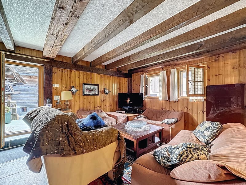 Chalet individuel 3 chambres à Bruson avec garage et carnotzet (3)