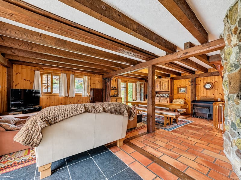 Chalet individuel 3 chambres à Bruson avec garage et carnotzet (5)