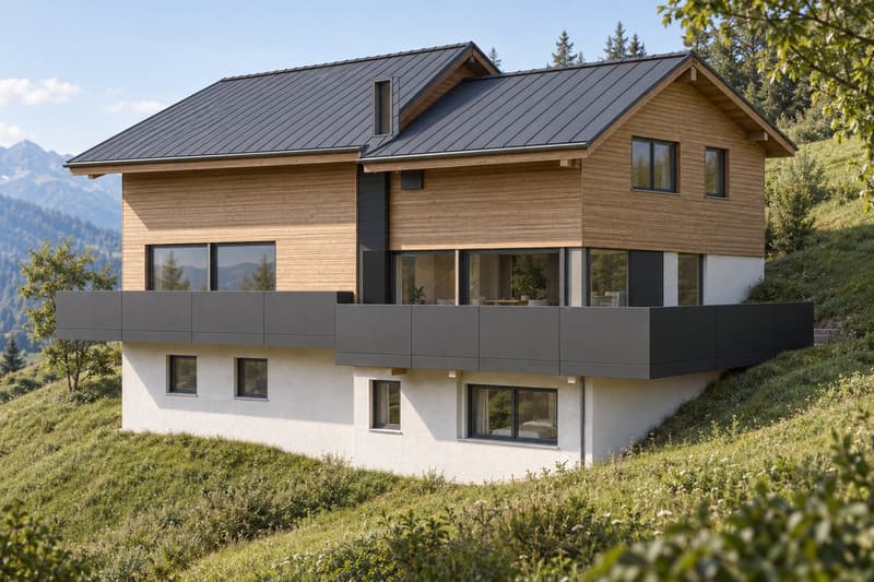 Terrain à bâtir de 746 m² à Vollèges – Vue imprenable sur l'Entremont (1)