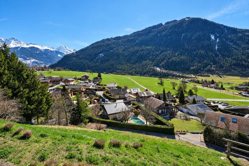 Terrain à bâtir de 746 m² à Vollèges – Vue imprenable sur l'Entremont (3)