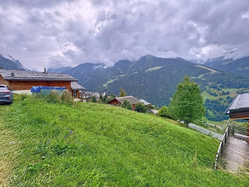 Terrain à bâtir de 459 m² à Sarreyer, vue plongeante sur la vallée (12)