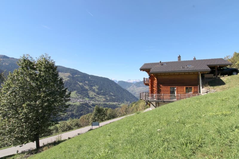 Terrain à bâtir de 459 m² à Sarreyer, vue plongeante sur la vallée (9)