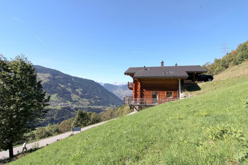 Terrain à bâtir de 459 m² à Sarreyer, vue plongeante sur la vallée (1)