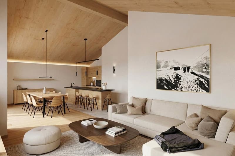 Magnifique appartement en attique de 4.5 pièces à Versegères (8)