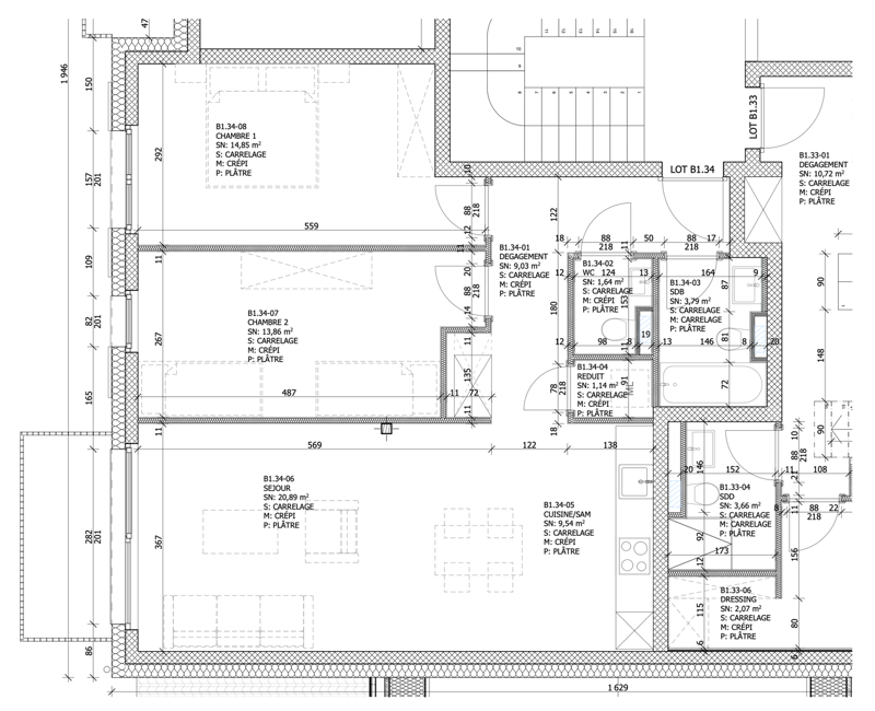 Vouvry - 3.5-Room Apartment - Le Bourg Residence - Lot B1.34 - Attic (5)