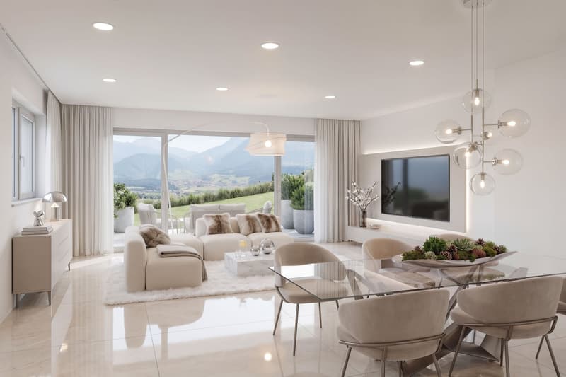 Choëx - New promotion - Balcons des Alpes residence - 6.5 room villa - B2 (4)
