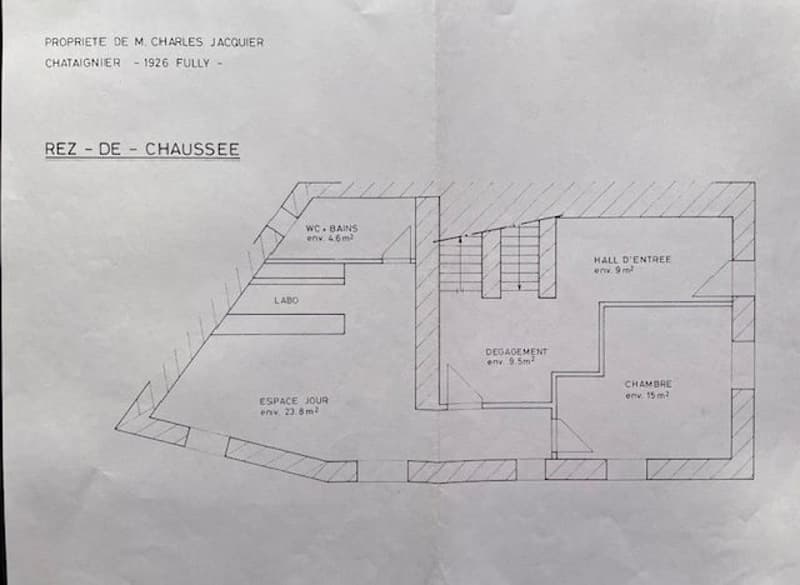 Living space, Bathroom, Detached bedroom, Entrance hall, Laundry area