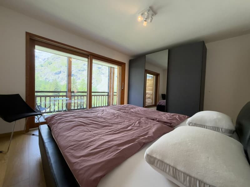 2,5 Zimmer mit Panoramablick auf die Gipfel (5)