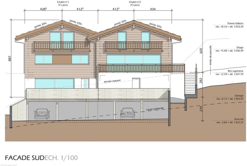 RESIDENTIAL CHALET 5.5 ROOMS « LA DÉLLÈGE » (3)