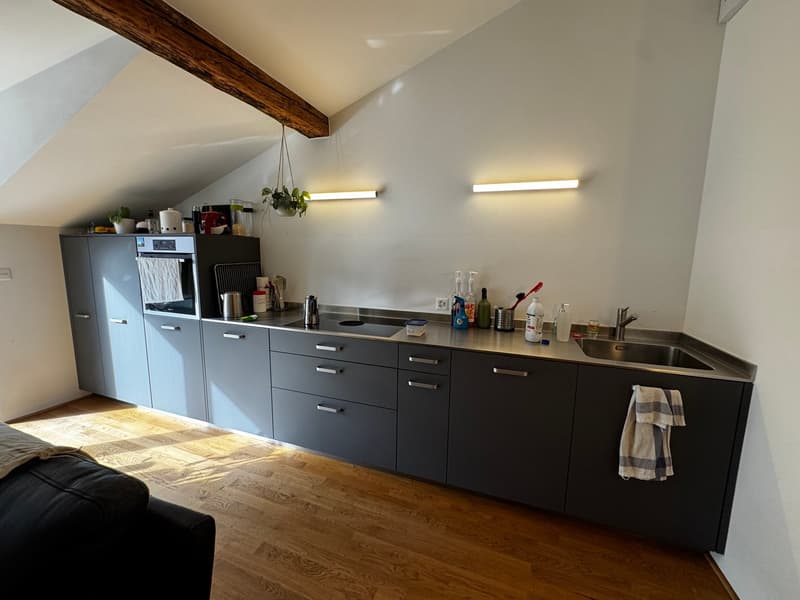 Kleines Juwel! Zur Miete, im Herzen von Martigny, eine atypische 2-Zimmer-Wohnung! (3)