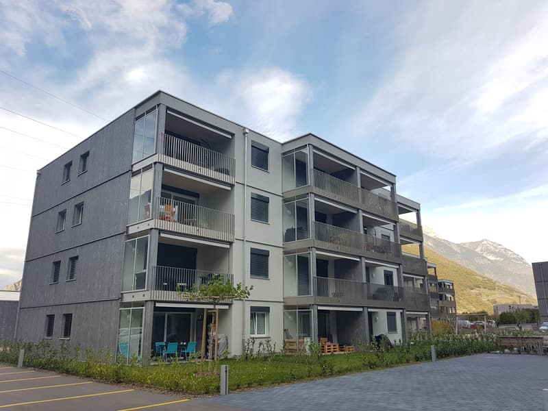 À louer, un magnifique appartement de 2 pièces 1/2, avec pelouse, à Martigny ! (1)