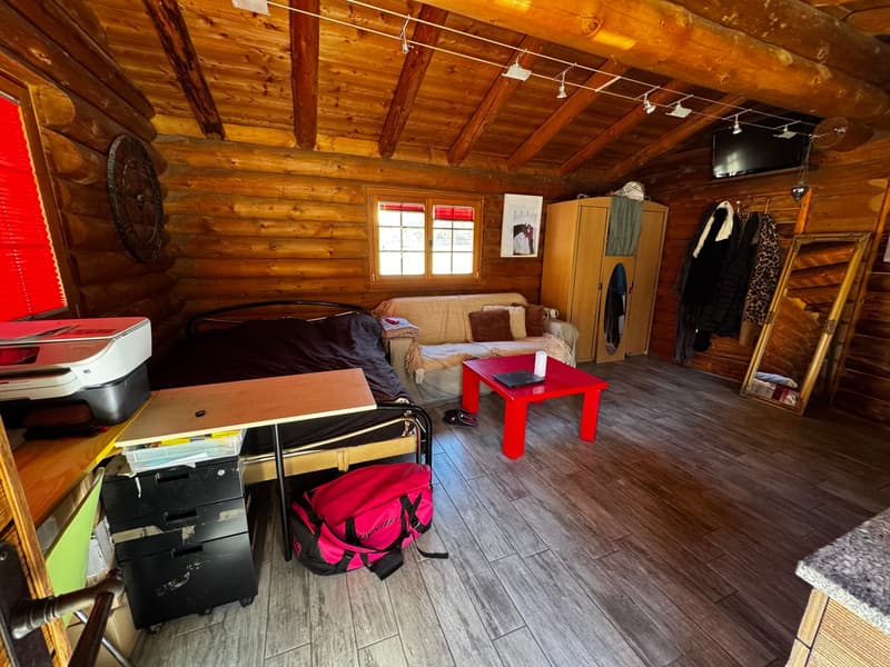 Gelegenheit! Zum Mieten, ein charmantes kleines Mazot mit einer Wohnung 1/2, mit kleiner Terrasse in Valettes! (2)