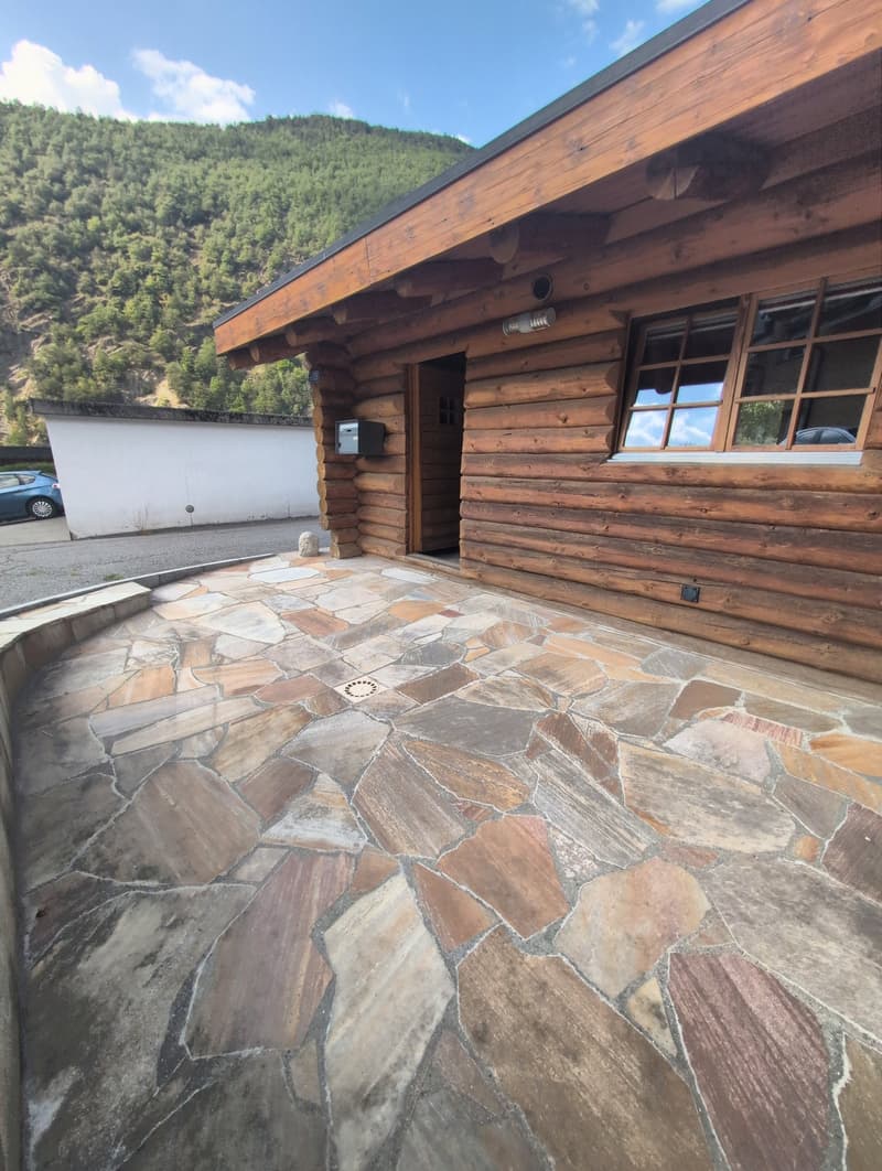 Opportunité ! À louer, un charmant petit mazot d'une pièce 1/2, avec petite terrasse aux Valettes ! (9)