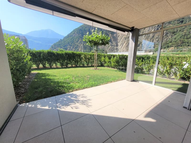Zu vermieten! Eine schöne 3-Zimmer-Wohnung mit Rasenfläche in Martigny! (7)