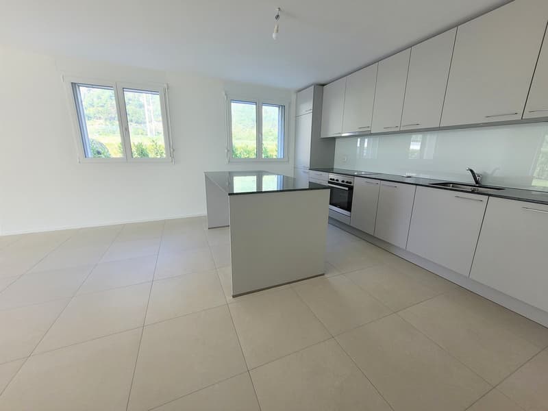 Zu vermieten! Eine schöne 3-Zimmer-Wohnung mit Rasenfläche in Martigny! (5)