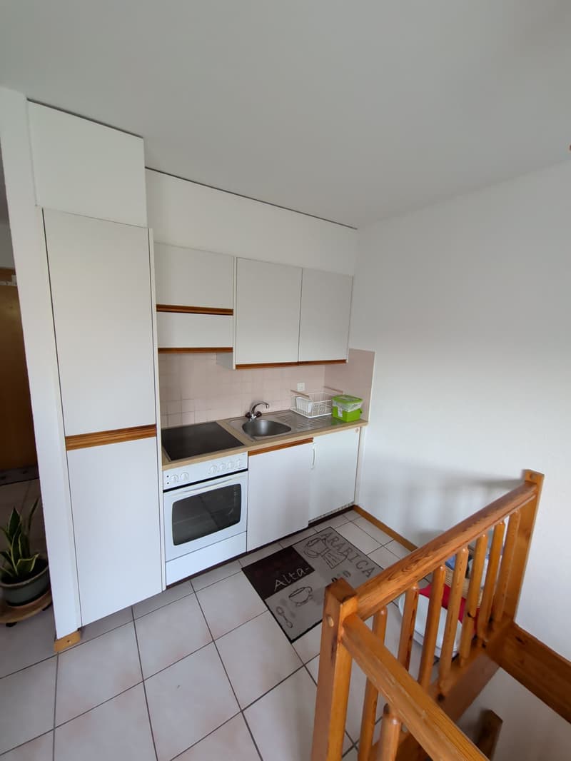 À louer ! un 2 pièces atypique, en duplex, proche de l'Hôpital de Sion ! (3)