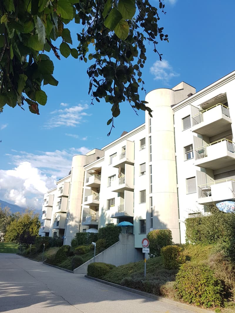 À louer ! un 2 pièces atypique, en duplex, proche de l'Hôpital de Sion ! (1)