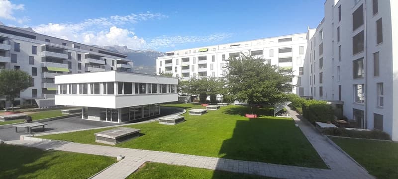 À louer, un joli appartement de 3 pièces 1/2, avec balcon, en plein coeur de Sierre ! (1)