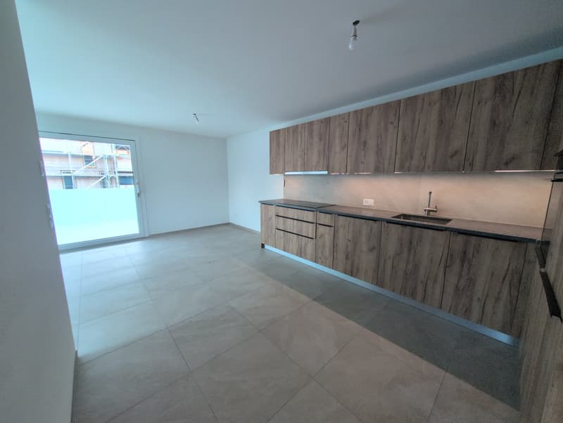 Belle opportunité ! Très bel appartement de 3 pièces 1/2, avec terrasse, à louer à Saxon ! (5)