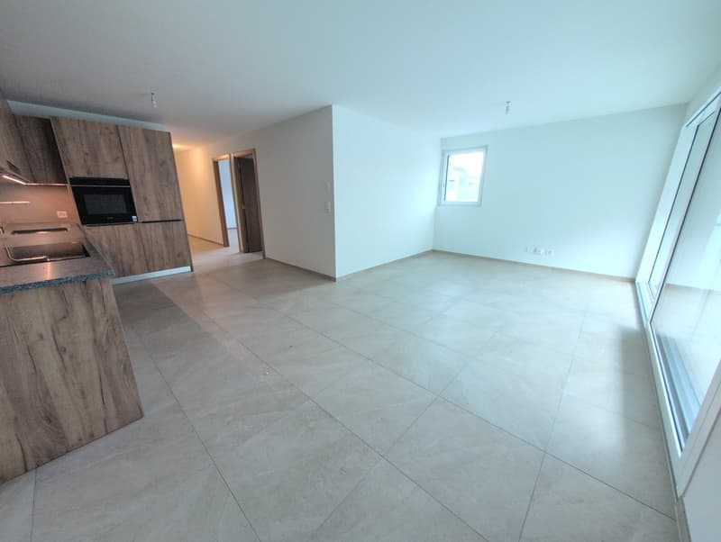 Belle opportunité ! Très bel appartement de 3 pièces 1/2, avec terrasse, à louer à Saxon ! (1)