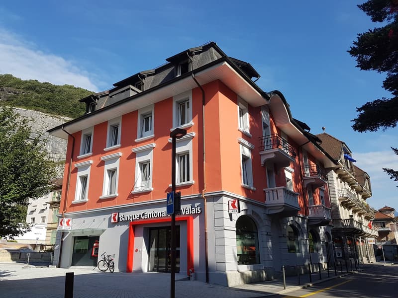 À louer, un joli appartement de 2 pièces 1/2, dans un immeuble d'époque, au coeur de St-Maurice ! (1)