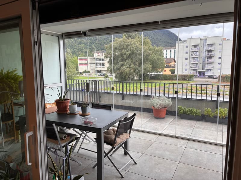 À louer, à deux pas de la gare, un très joli appartement de 2.5 pces, à Martigny ! (4)