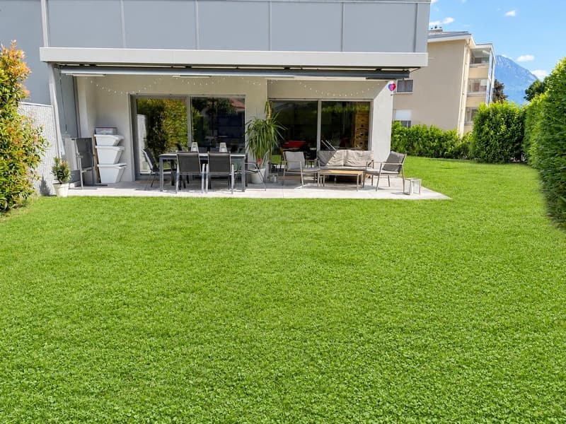 Perle rare ! Magnifique 4.5 pces, avec terrasse et pelouse privative, à louer à Martigny ! (5)