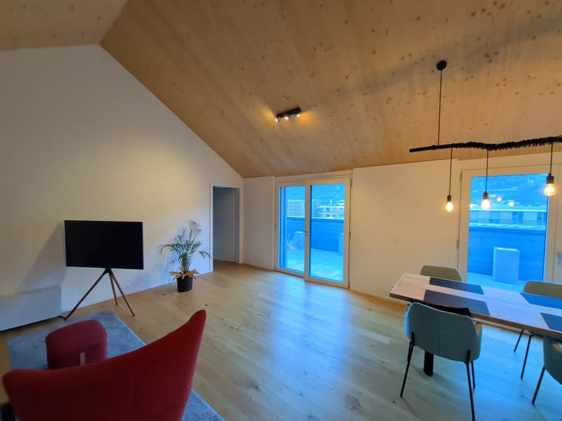 Bien d'exception ! Splendide appartement de 2.5 pièces, en attique, à louer à Sion ! (8)