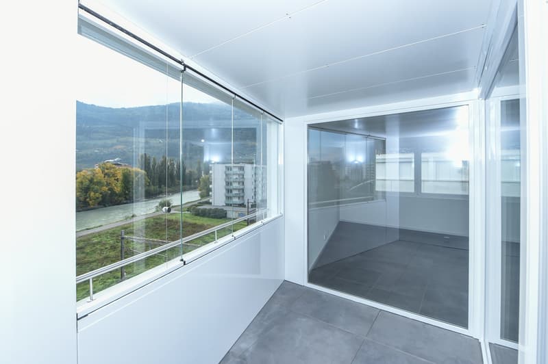 À louer ! Très bel appartement de 3 pièces 1/2, avec loggia, à Sion ! (7)