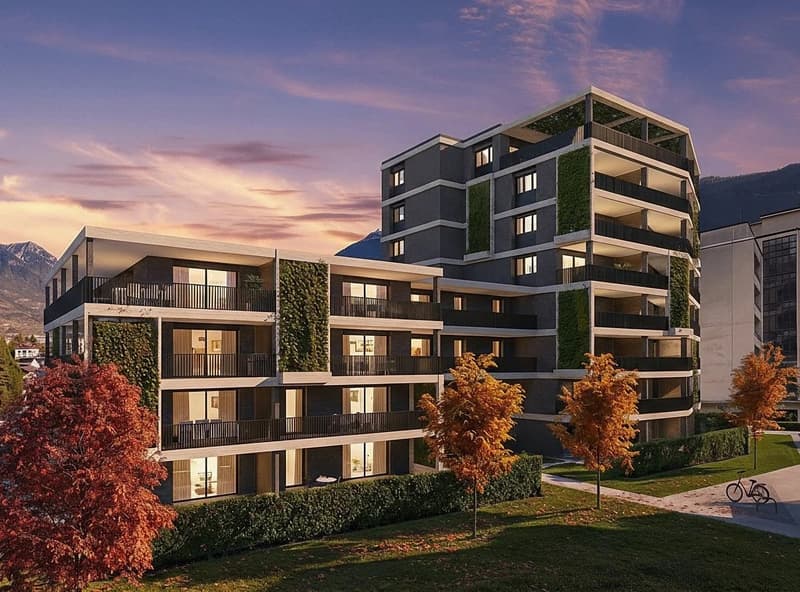 Superbe appartement 3.5p neuf - Esplanade Léonard Martigny (3)