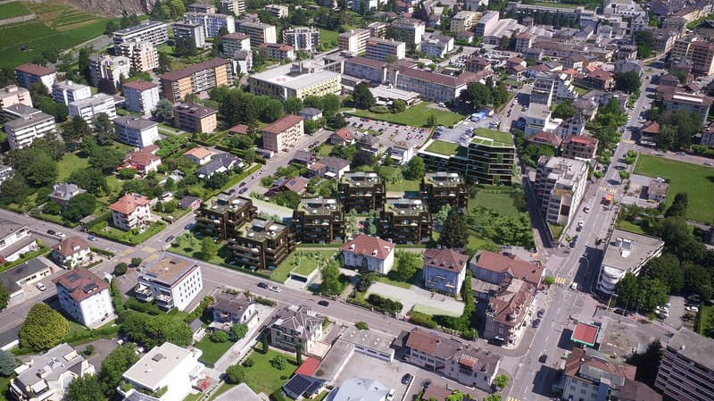 Superbe appartement 3.5p neuf - Esplanade Léonard Martigny (10)