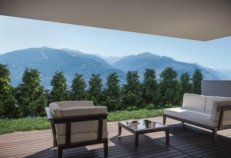 Nouvelle PPE à Savièse - Appartement 2.5 pièces neuf de standing avec vue (8)