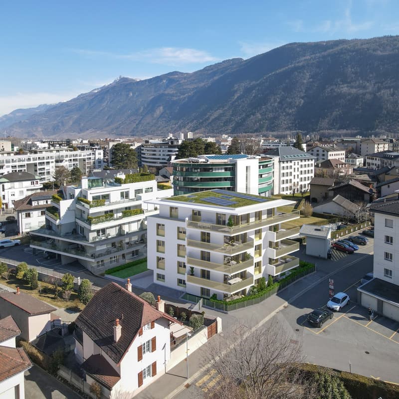 Appartement neuf à louer de 3.5 pces avec balcon à Martigny (1)