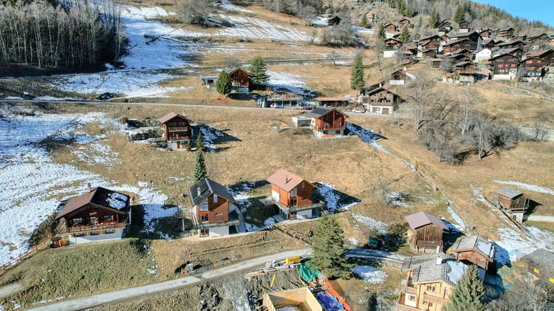 Terrain St-Jean - Vue drone / Grundstück St-Jean - Drohnenansicht / Plot of land St-Jean - Drone view