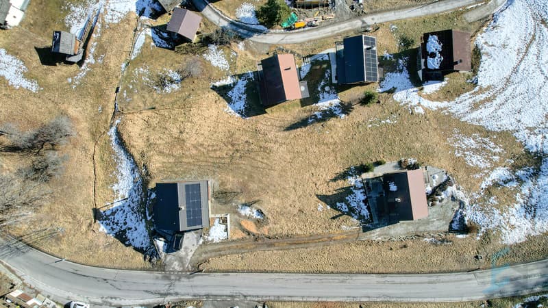 Terrain St-Jean - Vue drone / Grundstück St-Jean - Drohnenansicht / Plot of land St-Jean - Drone view