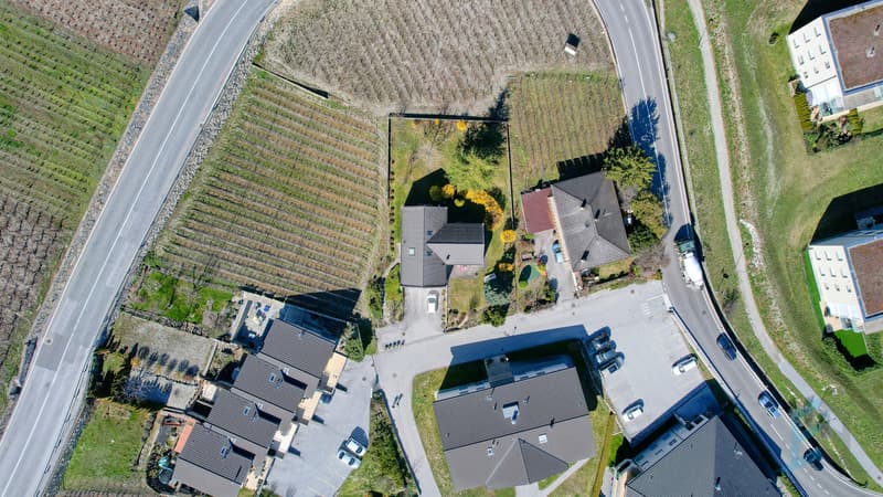 Villa Sierre - Vue drone / Villa Siders - Drohnen Ansiche / Villa Sierre - Drone view