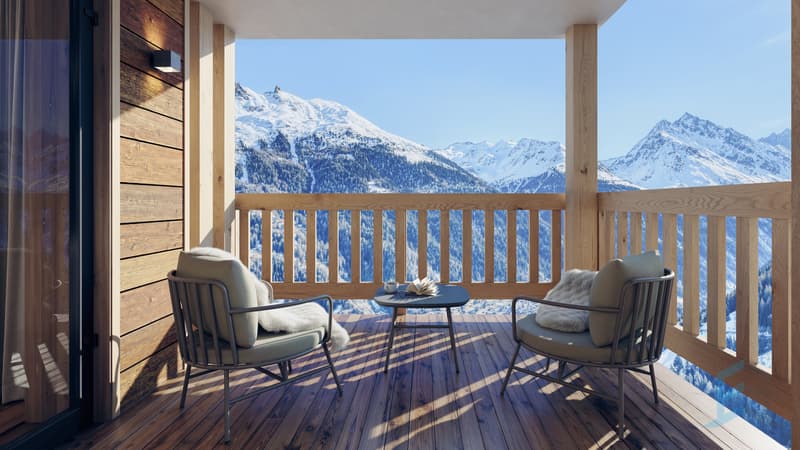 Weisshorn Lodge - Balcon / Weisshorn Lodge - Balkon / Weisshorn Lodge - Balcony