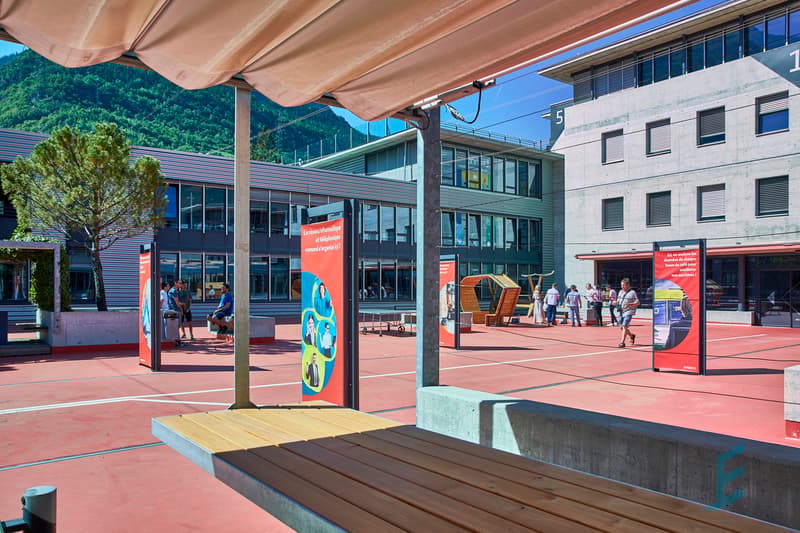 Techno-pôle Sierre - Espace de pause / Techno-pôle Sierre - Pausenraum / Techno-pôle Sierre - Break area