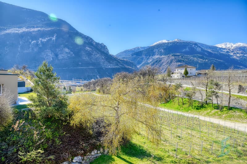 Appartement Sierre - Vue Sud  / Wohnung Sierre - Blick nach Süden / Apartment Sierre - South view